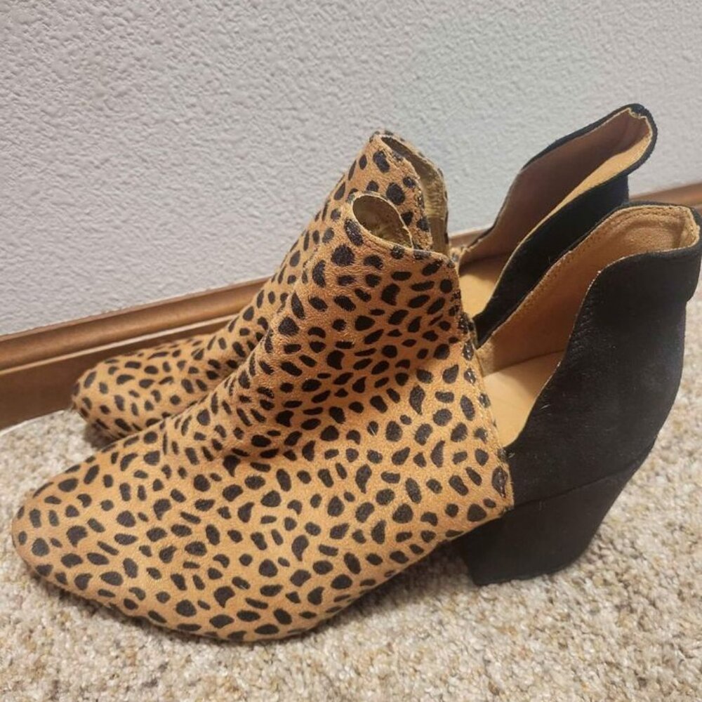 Leopard Booties